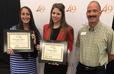  Odyssey Elementary teachers receive Fantastic 49 award.